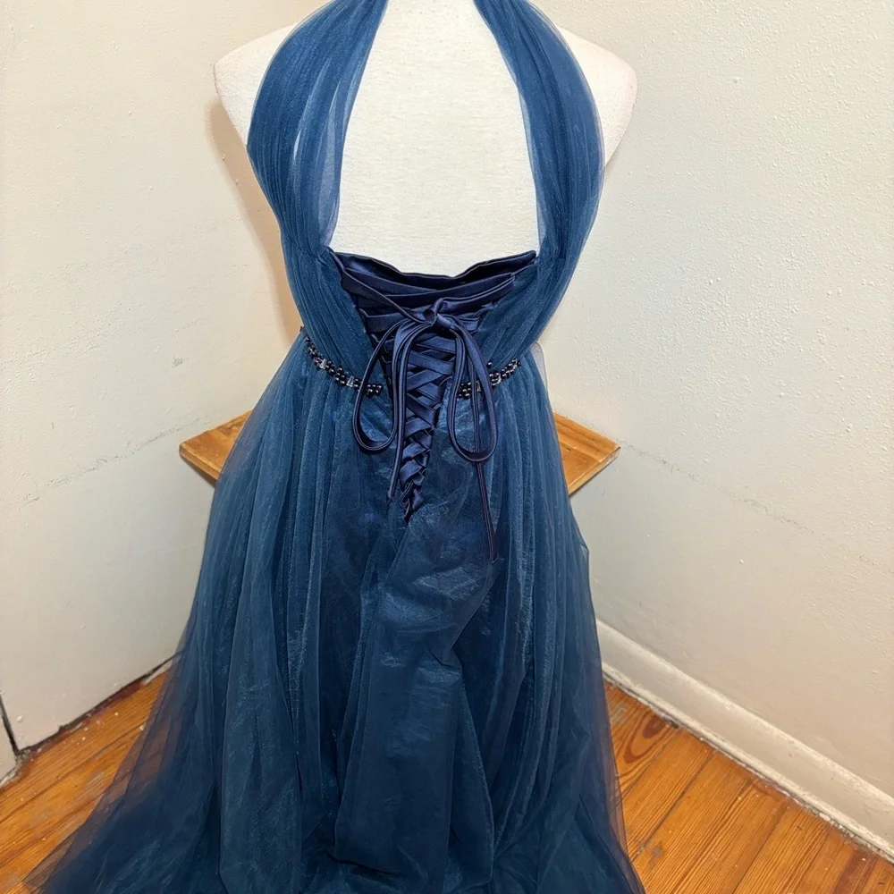 Gorgeous Jeweled Evening Gown Dress - Picture 7 of 16